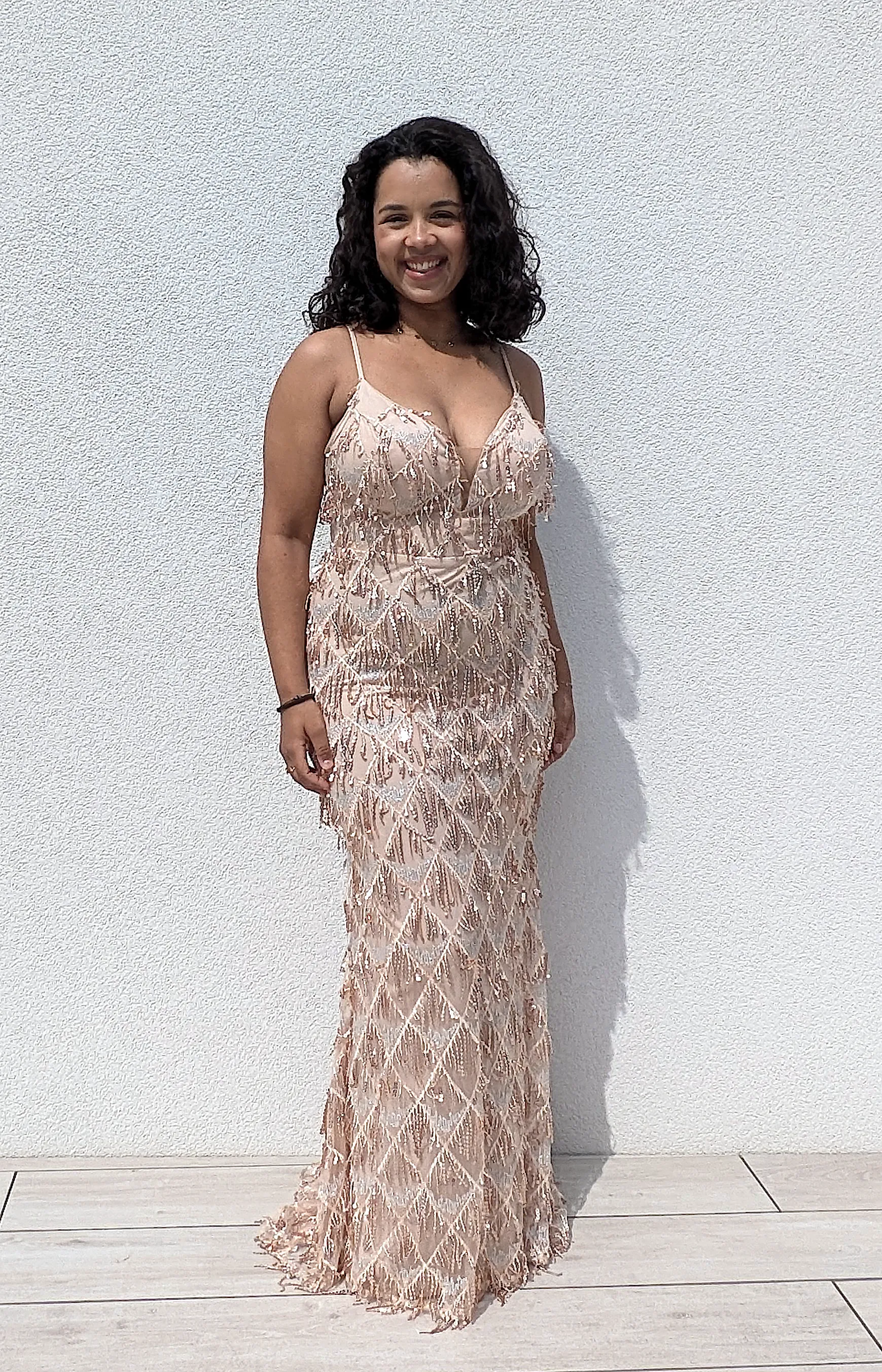 Robe rose location- latelier-dagathe.fr