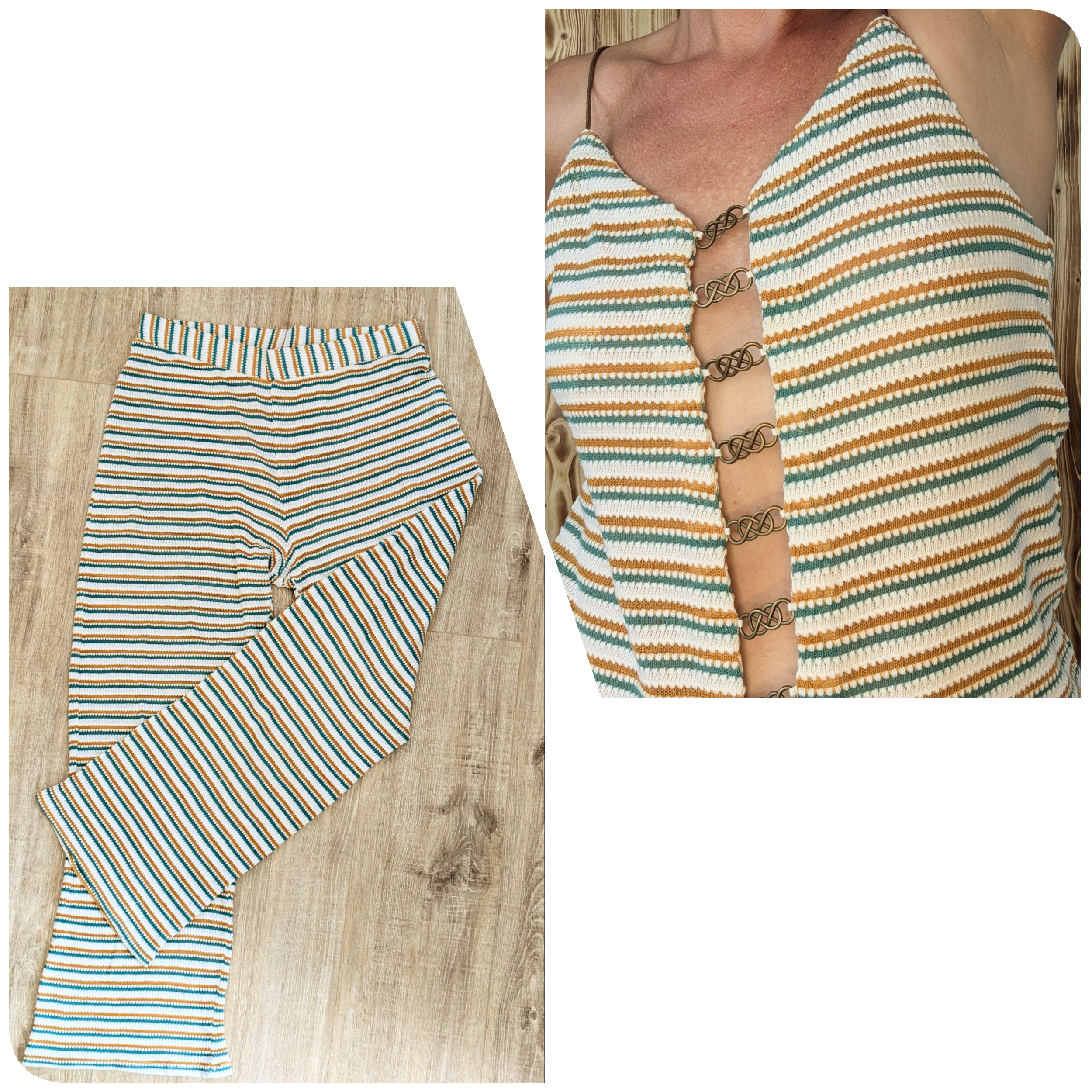 upcycling pantalon/top