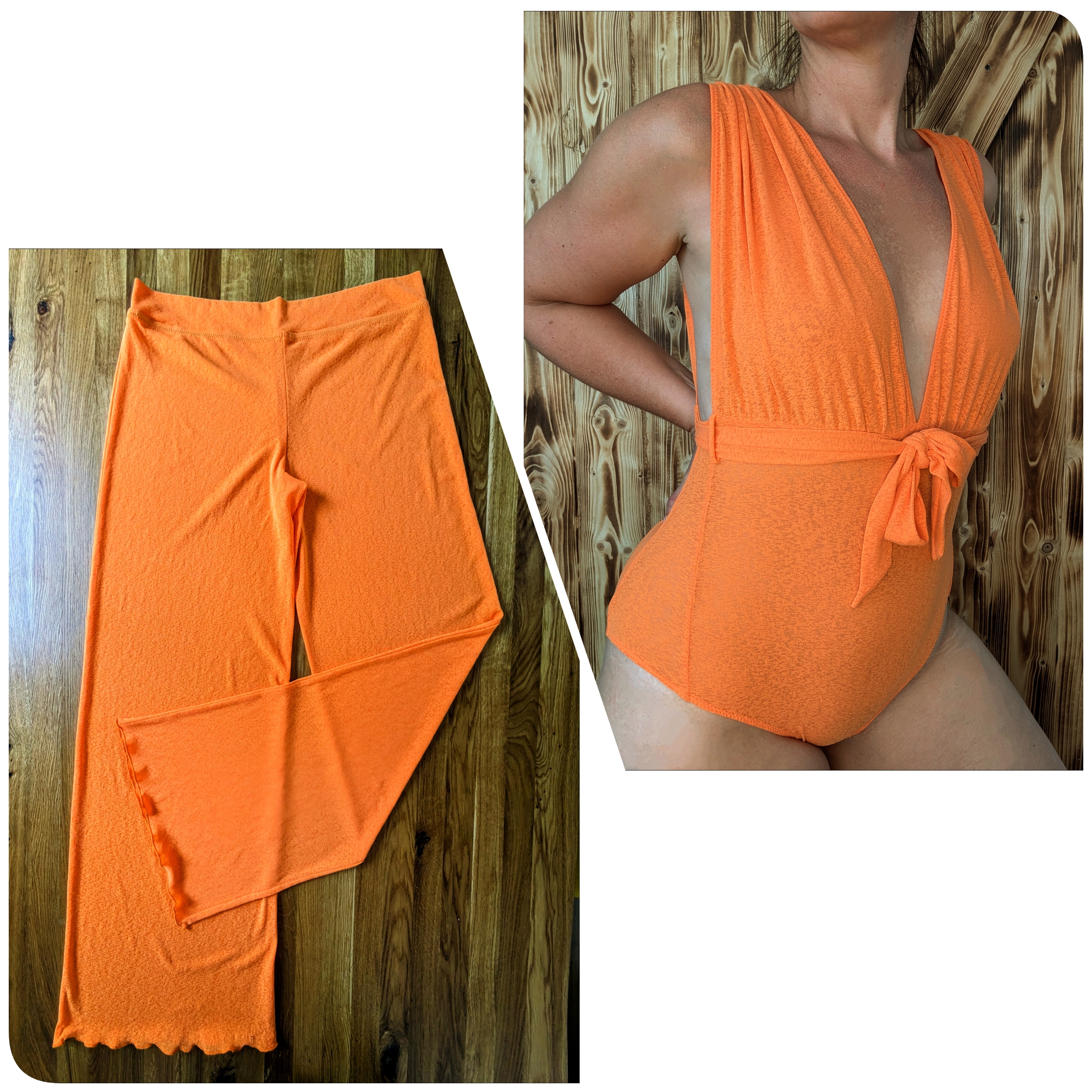 upcycling pantalon/body