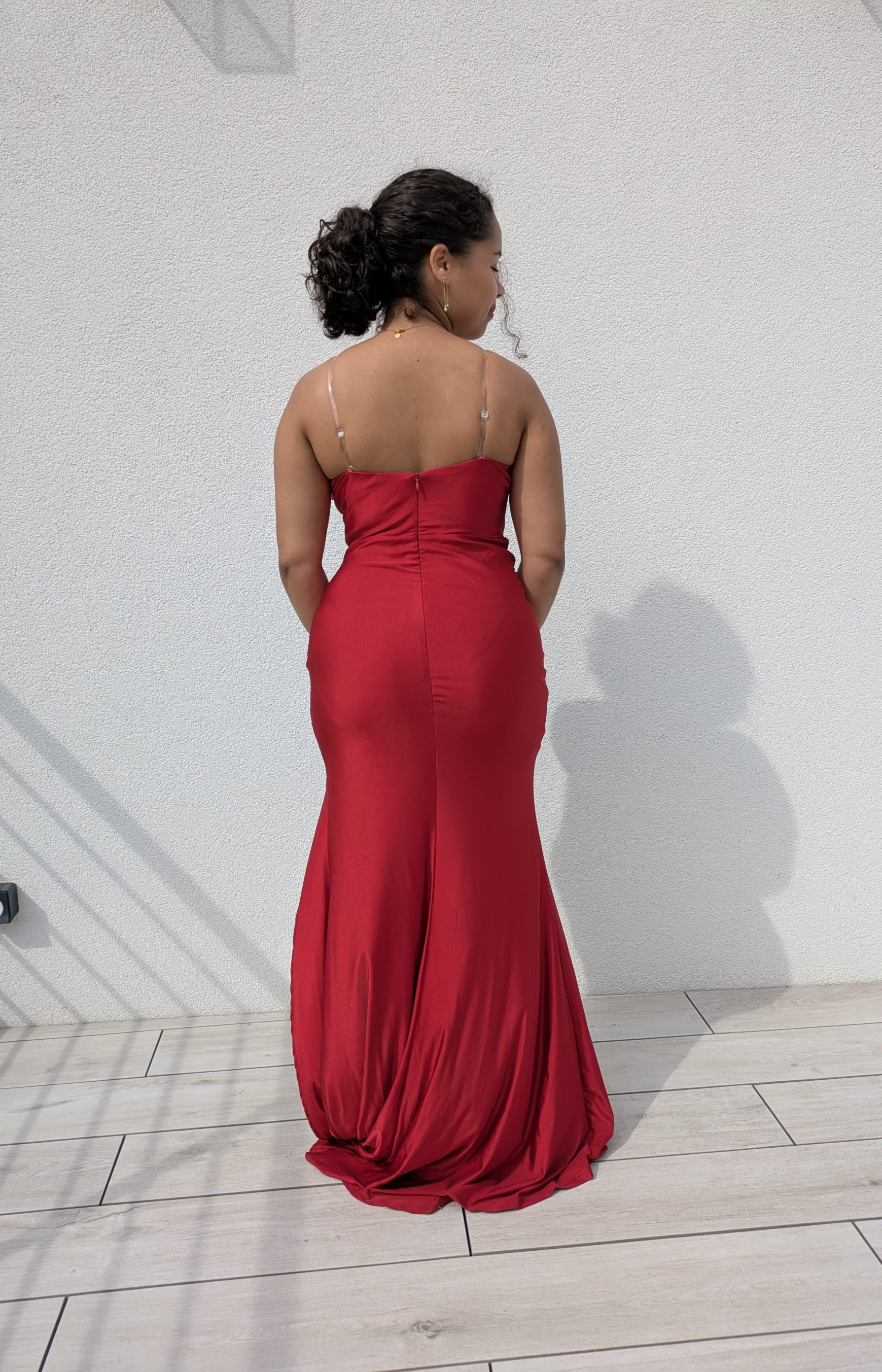 robe rouge sans bretelle 2-latelier-dagathe.fr